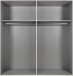 Kleiderschrank >ERNIE< (BxHxT: 225x210x65 cm) in WEISS - 225x210x65cm (BxHxT)