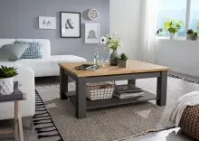 Couchtisch >WZ-0133< (BxHxT: 110x45x75 cm) in grau...