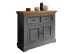 Anrichte >WZ-0133< (B/H/T 108,5 x 94 x 42 cm) in grau - 108,5x94x42 (BxHxT)