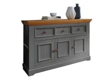 Anrichte >WZ-0133< (BxHxT: 149x94x42 cm) in grau -...