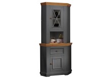 Buffet >WZ-0133< (BxHxT: 104x214x69 cm) in grau -...