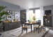 Buffet >WZ-0133< (BxHxT: 104x214x69 cm) in grau - 104x214x69 (BxHxT)