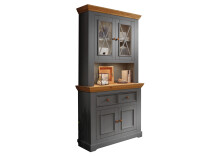 Buffet >WZ-0133< (BxHxT: 109x214x42 cm) in grau -...