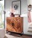 Schuhschrank >530< (LxBxH: 100x40x105 cm) in Braun - 100x40x105 (LxBxH)
