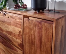 Schuhschrank >531< (LxBxH: 88x40x120 cm) in Braun - 88x40x120 (LxBxH)