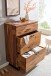 Kommode >546< (LxBxH: 80x42x120 cm) in Braun aus Sheesham - 80x42x120cm (LxBxH)
