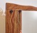 Spiegel >547< (LxBxH: 80x3x80 cm) in Braun aus Sheesham - 80x3x80cm (LxBxH)