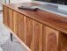 Lowboard >556< (LxBxH: 123x35x42 cm) in Braun aus Sheesham - 123x35x42cm (LxBxH)