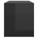 Schuhbank >3008431< (LxBxH: 80x40x45 cm) in Hochglanz-Schwarz - 80x40x45 (LxBxH)