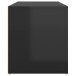 Schuhbank >3008431< (LxBxH: 80x40x45 cm) in Hochglanz-Schwarz - 80x40x45 (LxBxH)