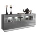 Sideboard >DENIRA< (BxHxT: 160x85x43 cm) in Hochglanz Anthrazit
