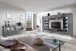 Sideboard >DENIRA< (BxHxT: 160x85x43 cm) in Hochglanz Anthrazit