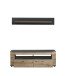 Wohnwand >DERA< (BxHxT: 150x166,3x46,4 cm) in Dekor Artisan Eiche