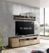 Wohnwand >DERA< (BxHxT: 200x166,3x46,4 cm) in Dekor Artisan Eiche