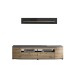 Wohnwand >DERA< (BxHxT: 200x166,3x46,4 cm) in Dekor Artisan Eiche