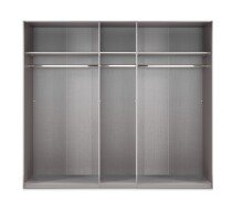Drehtürenschrank >NADJA< (BxH: 225x208 cm) in EICHE SAEGERAU-NACHBILDUNG