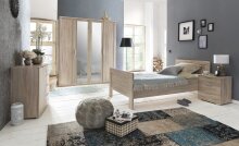 Drehtürenschrank >NADJA< (BxH: 180x208 cm) in EICHE SAEGERAU-NACHBILDUNG