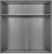 Drehtürenschrank >NADJA< (BxH: 180x208 cm) in WEISS - 180x208cm (BxH)