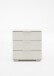 Nachtschrank >NADJA< (BxH: 52x58 cm) in WEISS - 52x58cm (BxH)