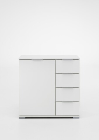 Kombikommode >NADJA< (BxH: 81x83 cm) in WEISS - 81x83cm (BxH)