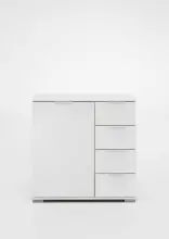 Kombikommode >NADJA< (BxH: 81x83 cm) in WEISS -...