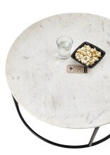 Wohnzimmertisch >Belfort< (DxH: 80x46 cm) in schwarz - 46 (H)