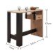 Bartisch >Bijou< (BxHxT: 120x101x50 cm) in Artisan, schwarz