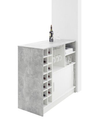 Bartisch >Planter< (BxHxT: 110x100x48 cm) in mit verchromter Stange