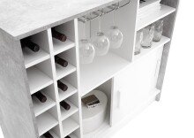 Bartisch >Planter< (BxHxT: 110x100x48 cm) in mit verchromter Stange