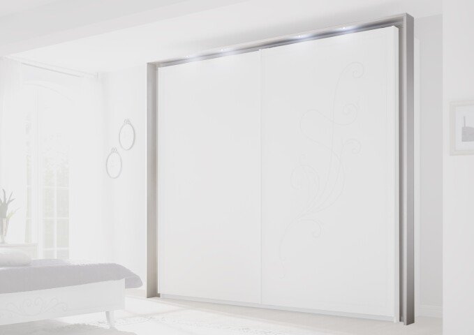 Passepartout >Valeria / Salvina / Noelle < (BxHxT: 265x238x14 cm) in Weiß Melamin aus Holzwerkstoff