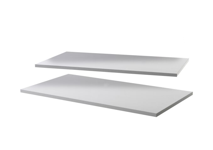 Schrankeinsatz >Valeria / Salvina / Noelle< (BxHxT: 119x2,2x44 cm) in Weiss - 119x2,2x44 (BxHxT)