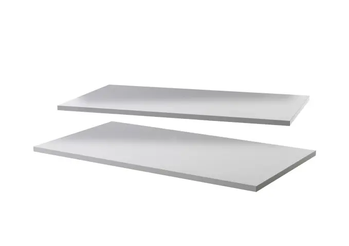 Schrankeinsatz >Valeria / Salvina / Noelle< (BxHxT: 119x2,2x44 cm) in Weiss - 119x2,2x44 (BxHxT)