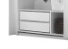 Schrankeinsatz >Valeria / Salvina / Noelle< (BxHxT: 119x38x44 cm) in Weiss - 119x38x44 (BxHxT)