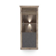 Vitrine >PORTUM< (BxHxT: 76x173,7x40 cm) Dekor...