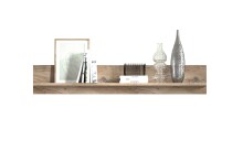 Wandboard >PORTUM< (BxHxT: 150x25x23,6 cm) in Dekor Flagstaff Eiche