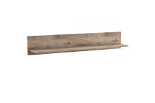 Wandboard >PORTUM< (BxHxT: 150x25x23,6 cm) in Dekor Flagstaff Eiche