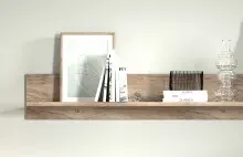 Wandboard >PORTUM< (BxHxT: 150x25x23,6 cm) in Dekor Flagstaff Eiche