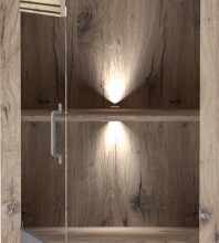 LED Klemmleuchte >PORTUM< (B: 3,1 cm) in Silberfarben aus Kunststoff - 3,1cm (B)
