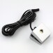 LED Klemmleuchte >PORTUM< (B: 3,1 cm) in Silberfarben aus Kunststoff - 3,1cm (B)