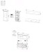 Wohnwand >PORTUM< (BxHxT: 332x180x40 cm) Dekor Lamellen Eiche-Anthrazit