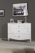 Kommode >Salvina< (BxHxT: 104x92x46 cm) in Weiss...