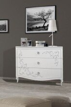 Kommode >Salvina< (BxHxT: 104x92x46 cm) in Weiss...