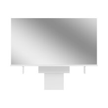 Spiegelaufsatz >Emma< (BxHxT: 110x70x13 cm) in weiß - 110x70x13cm (BxHxT)