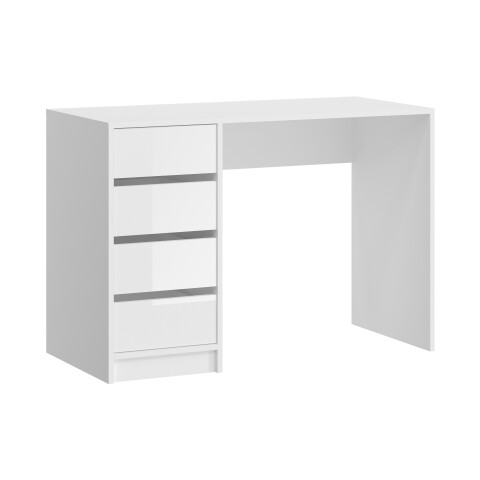 Schminktisch >Emma< (BxHxT: 110x75x48 cm) in weiß/weiß hochglanz