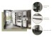 Hochschrank >Rocket< (BxHxT: 34x87x31 cm) in weiß/anthrazit - 34x87x31cm (BxHxT)