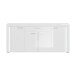 Wohnwand >Skylight< (BxHxT: 332x202x42 cm) in weiß/weiß hochglanz