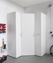 Mehrzweckschrank >MULTIRAUMKONZEPT< (BxHxT: 50x185x40 cm) in WEISS