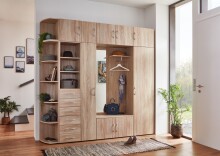 Aufsatzschrank >MULTIRAUMKONZEP< (BxH: 30x40 cm) in EICHE SAEGERAU-NACHBILDUNG