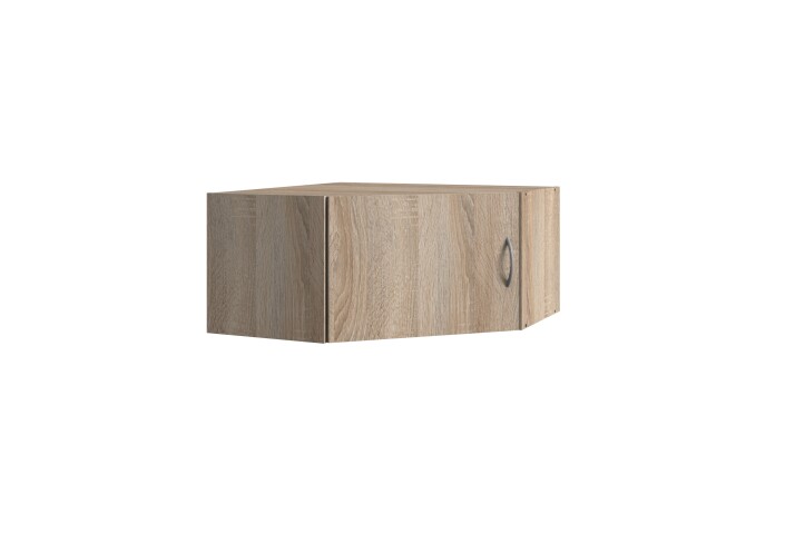 Aufsatzschrank >MULTIRAUMKONZEP< (BxH: 80x40 cm) in EICHE SAEGERAU-NACHBILDUNG