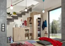 Aufsatzschrank >MULTIRAUMKONZEP< (BxH: 70x40 cm) in EICHE SAEGERAU-NACHBILDUNG